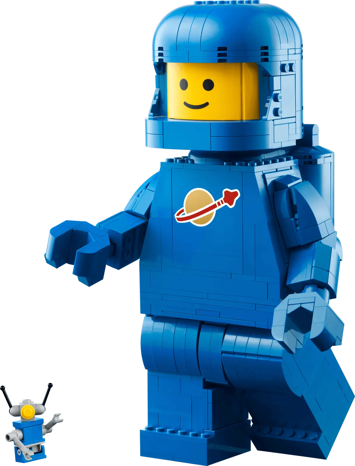 Up-Scaled Blue Astronaut Minifigure #1