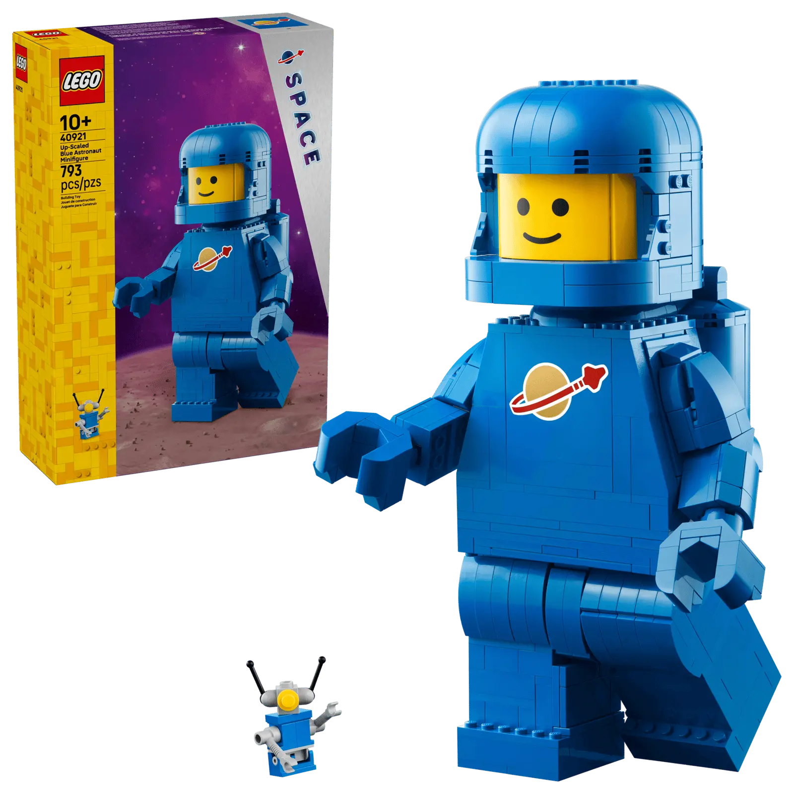 Up-Scaled Blue Astronaut Minifigure #2