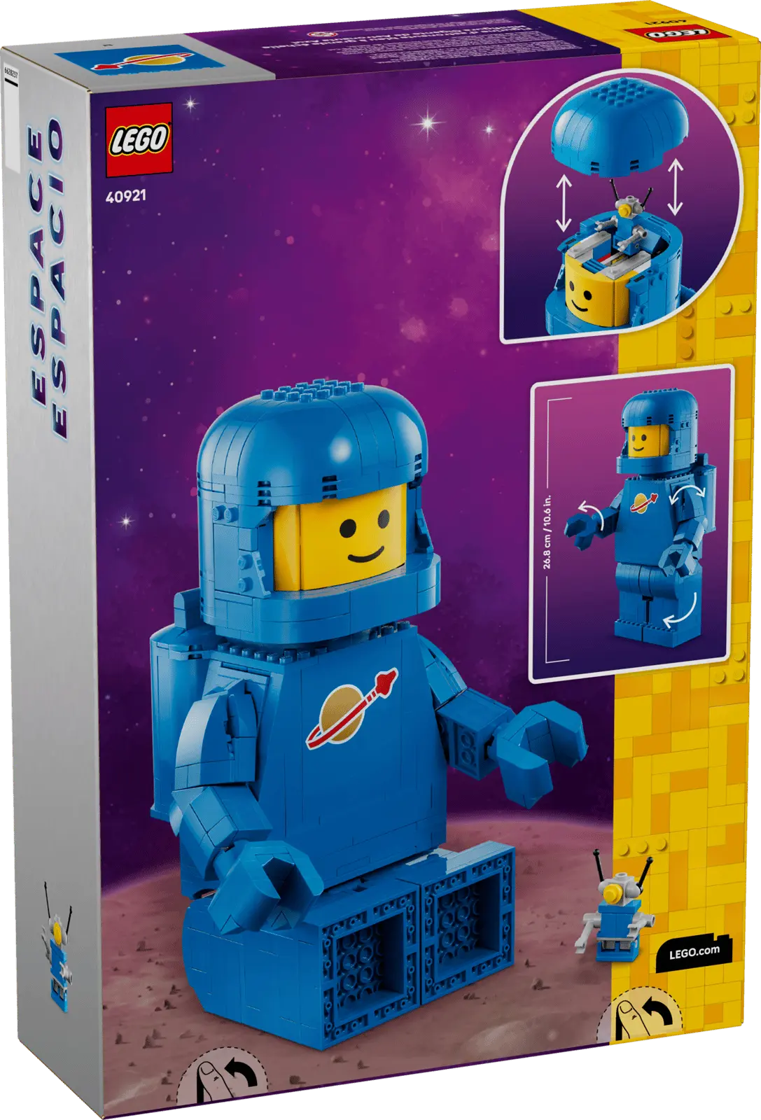 Up-Scaled Blue Astronaut Minifigure #3