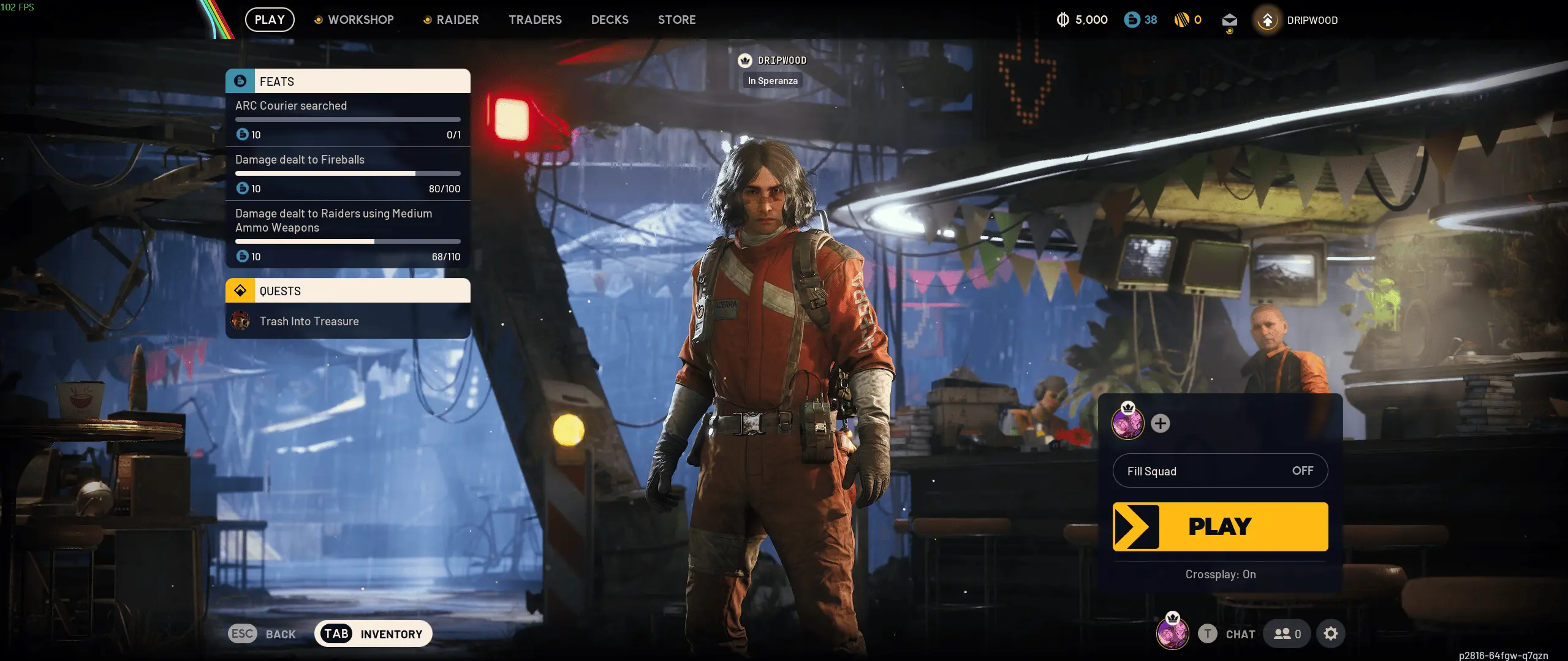 ARC Raiders Main Menu