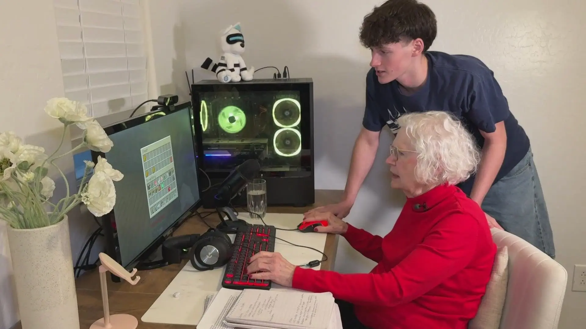 GrammaCrackers and Grandson