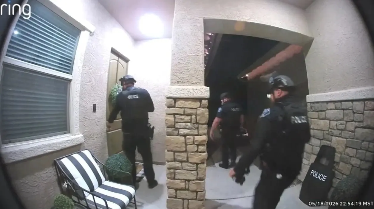 Police at GrammaCrackers house