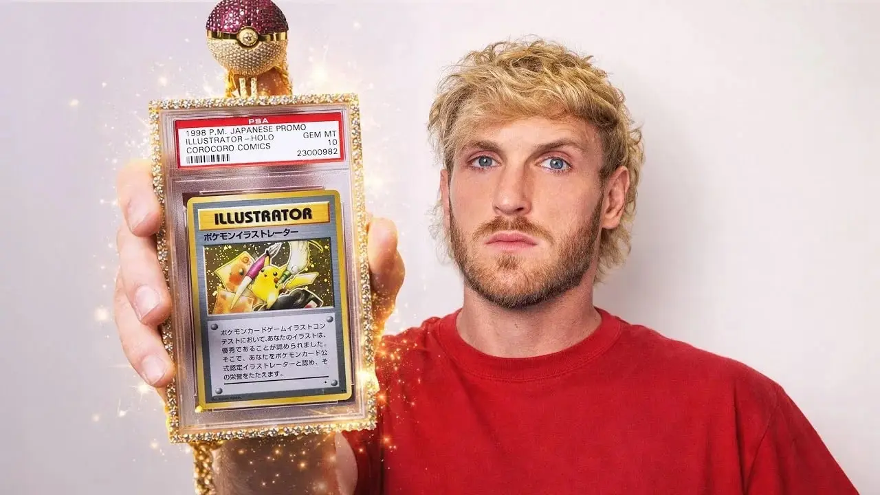 Logan Paul's Pikachu Illustrator Card Sells for Record $16.49 Million