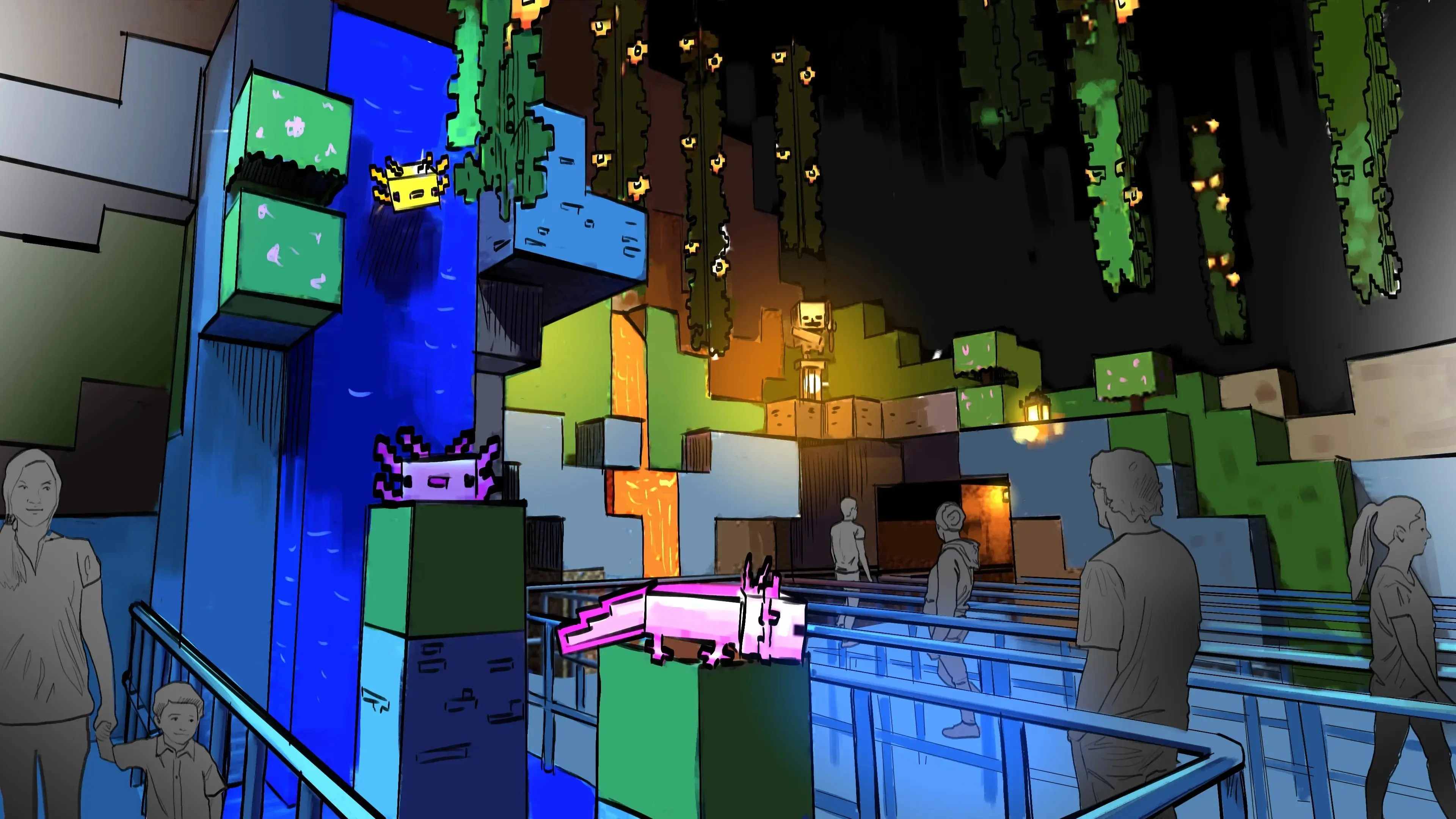 Minecraft World Theme Park Is Coming to London in 2027