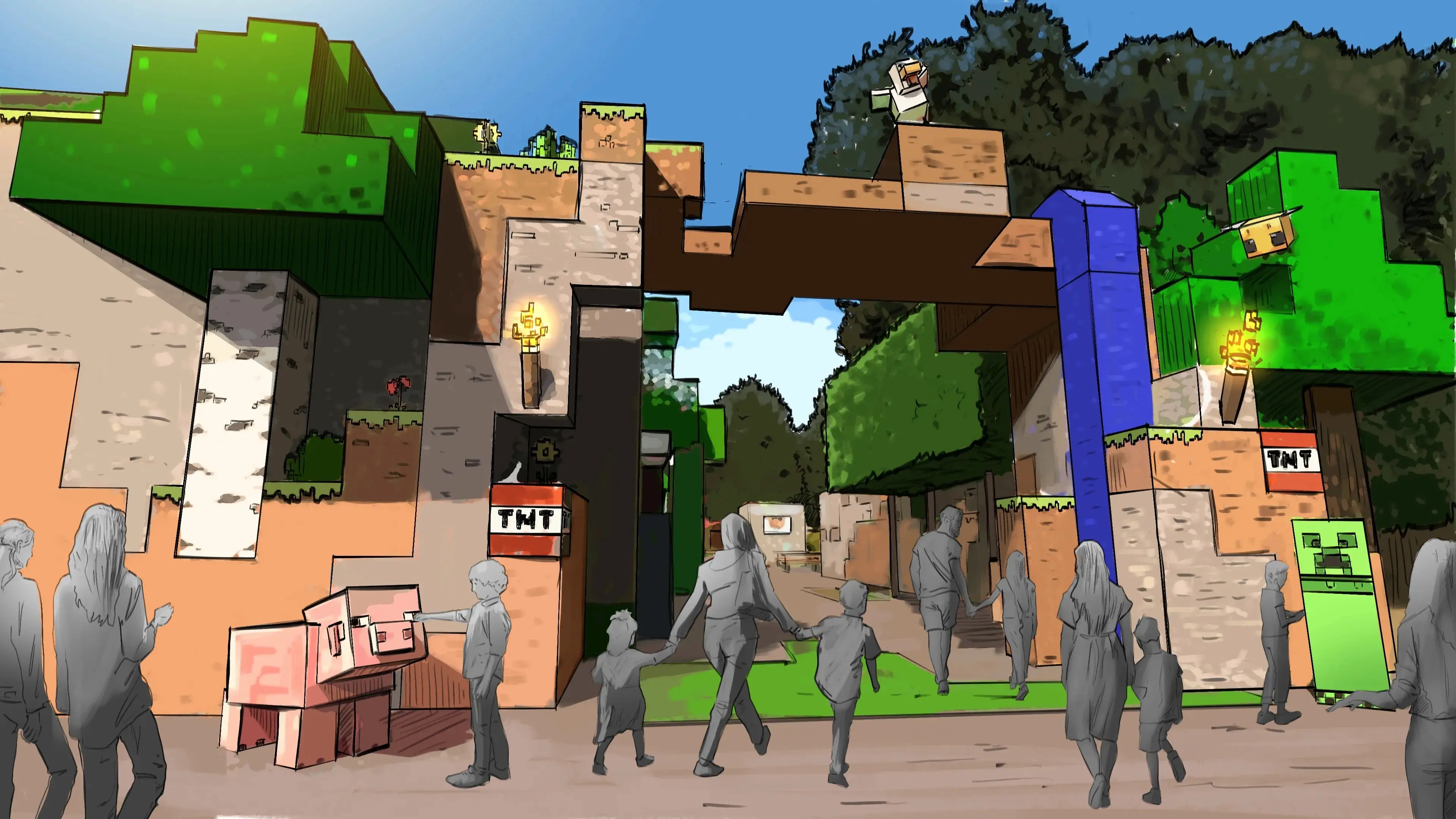 Minecraft World Concept Art #2