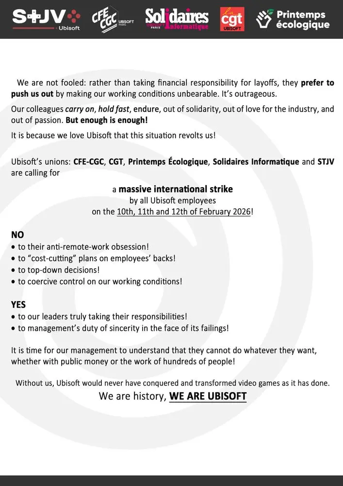 STJV Statement #2