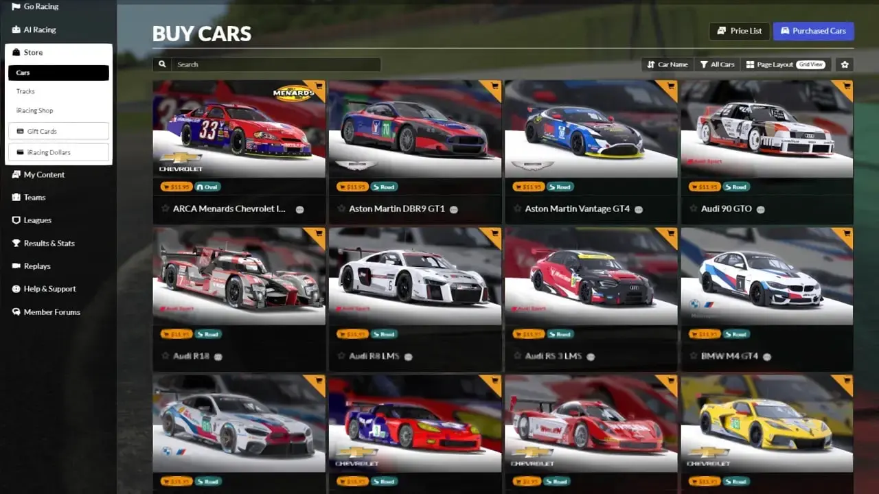 In-game Content Store