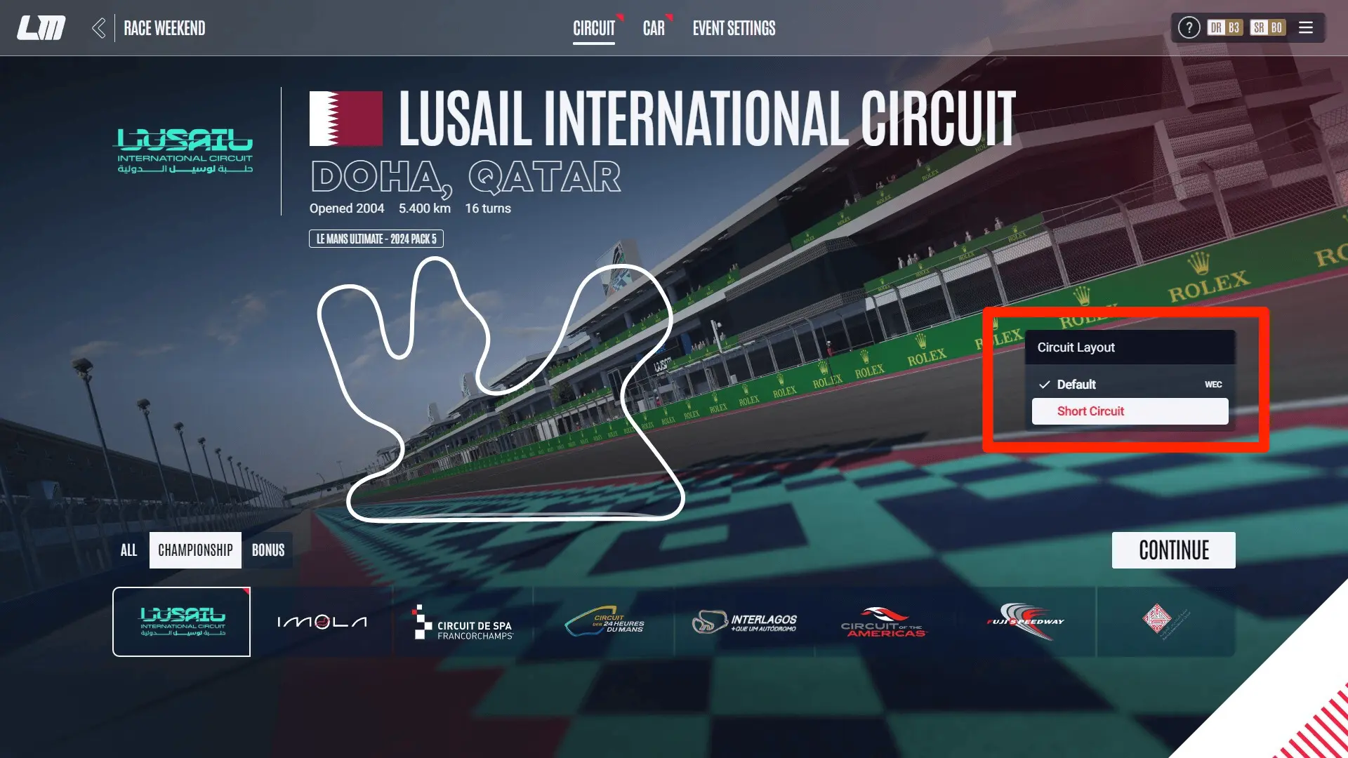 Le Mans Ultimate Race Weekend